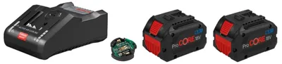 Produktbild von Bosch Starter Set 2x ProCORE 18V 8,0 Ah Akku + Ladegerät GAL 18V-160 C