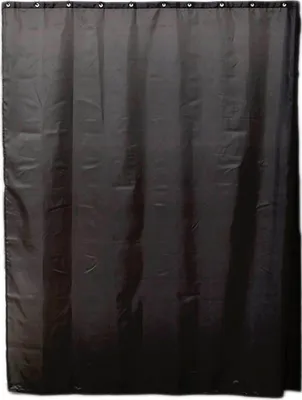 Produktbild von Tendance Duschvorhang schwarz Polyester 200x180x1 cm
