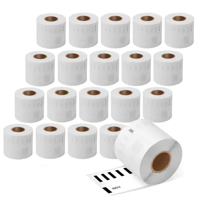 Produktbild von Phomemo 20 Rollen Etiketten Kompatible mit Dymo 99014 Label Writer Versandetiketten 54 mm x 101 mm für Dymo 4XL 450 450 Turbo, 220 Stück pro Rolle