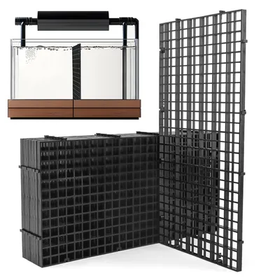 Image de Séparateurs d'aquarium en plastique, lot de 8, pour l'aménagement paysager d'aquariums