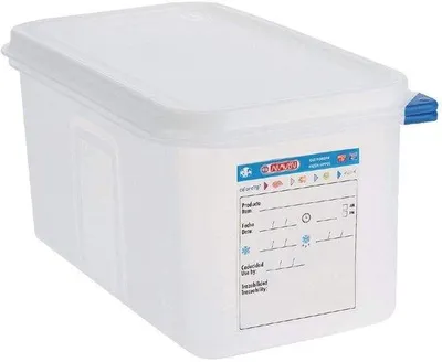 Image de Bacs en plastique de 6 litres - Idéaux pour le rangement - Lot de 4