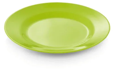 Produktbild von 12x Teller flach Ø 23 cm Melamin grün bruchfest