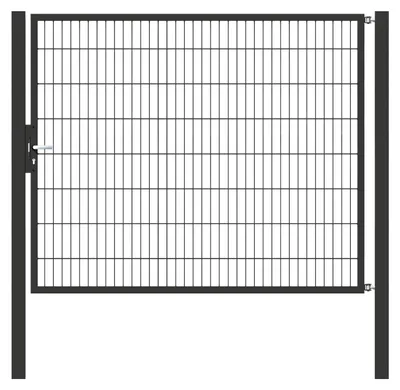 Image de Alberts 647780 Porte individuelle Flexo avec accessoires, anthracite, largeur 200 cm, hauteur 160 cm