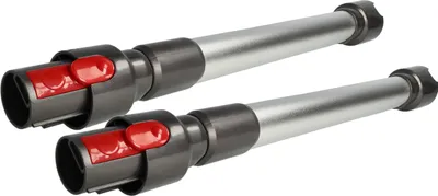 Produktbild von vhbw 2x Staubsaugerohr kompatibel mit Dyson V11 Advanced, V11 Outsize, V10 Total Clean, V11, V10 Absolute Staubsauger - 44,5 - 66,5cm Silber