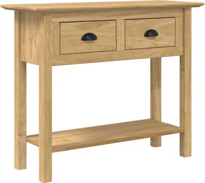 Obrázok produktu pre Konzolový stôl so zásuvkou BODO Medová hnedá 91 x 34.7 x 74 cm