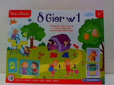 Zdjęcie produktu dla Cle Ucze Sie Bawiac!Zestaw Eduk.gier 8W1 50089