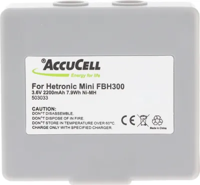 Produktbild von AccuCell Akku passend für Hetronic Kransteuerung 3,6 Volt 1500mAh