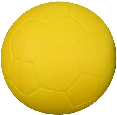 Immagine prodotto di Pallone da calcio Pre-Sport rivestito in schiuma - 20 cm giallo - resistente pallone da gioco