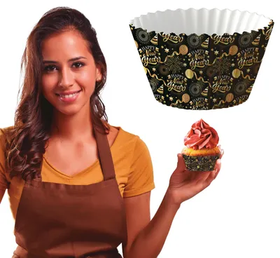 Produktbild von Halloween Spukgespenst Cupcake Dekoration Partystimmung Bäckerei Auftritt Kürbisgeist Feiern Gruselfest Backzubehör Fantasie Kreativität Genuss Schaurigkeit Muffinförmchen