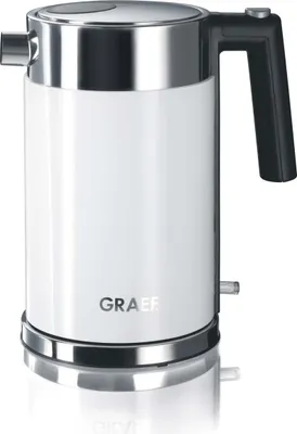 Produktbild von Graef WK 61 Wasserkocher weiss-edelstahl