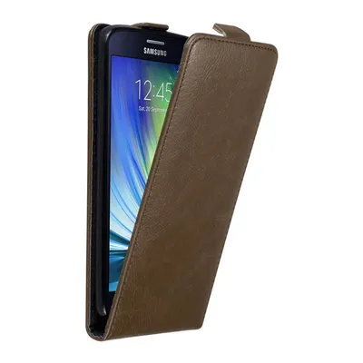 Immagine prodotto di Cadorabo cover per Samsung Galaxy A7 2015 cover protettiva in marrone flip case custodia del telefono cellulare cover