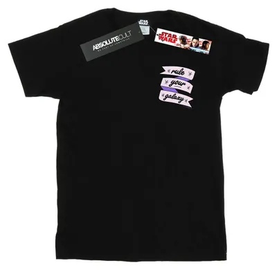 Productafbeelding van Star Wars - "Heers over je melkweg" T-shirt voor heren, model BI46316 (maat S), zwart