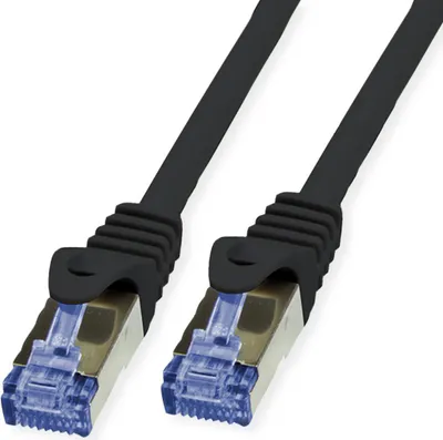 Obrázek produktu pro VALUE 21.99.0720, 20 m, Cat6a, S/FTP (S-STP), RJ-45, RJ-45, Černá