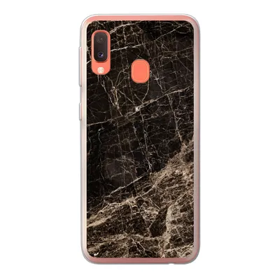 Produktbild von MuchoWow® Handyhülle Schutzhülle Hülle für Samsung Galaxy A20e Marmor - Luxus - Schwarz Silikon Softcase Handy Hülle - Abdeckung