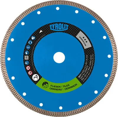 Produktbild von Tyrolit Diamantsäge 350x2.4x35 Mm Blau  Blau One Size
