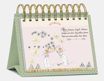 Produktbild von Tisch-Adventskalender "24 Glücksmomente zur Weihnachtszeit"
