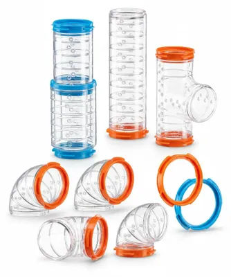 Imagen del producto de InAndOutdoorMatch - Tuberías para hámsteres - Transparentes - Duraderas