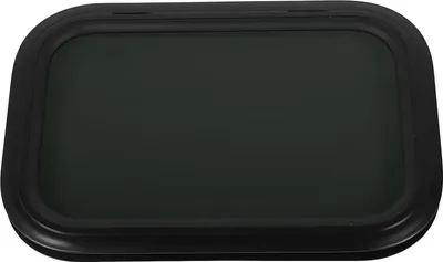 Image de fenêtre 600 x 500 mm pour camping-car, porte d'entrée fixe, verre clair noir avec cadre pour camping-car, caravane, épaisseur de paroi 26-31 mm