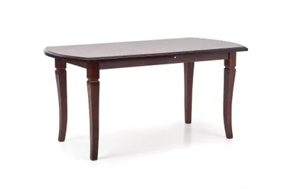Image de Table à manger pliante Frederic en noyer foncé