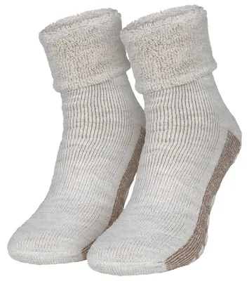 Produktbild von Black Snake 2 Paar ABS Socken Damen Herren mit Alpaka und Wolle - 43/46 - Beige
