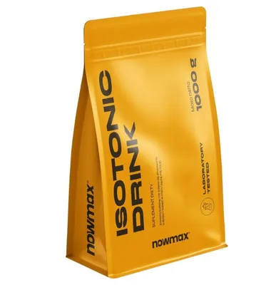 Produktbild von nowmax Isotonic Drink 1000 g Ananas – Elektrolyte, Vitamin C & B6, Taurin