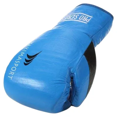 Imagen del producto de Guantes de boxeo "Wolf" para hombre, marca Yakima Sport, modelo PP17117 (8 oz), color azul