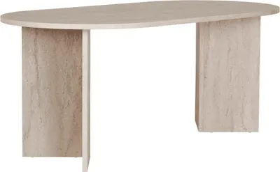 Immagine prodotto di Calicosy - Tavolo da pranzo con bordi arrotondati L180 cm - SABLE