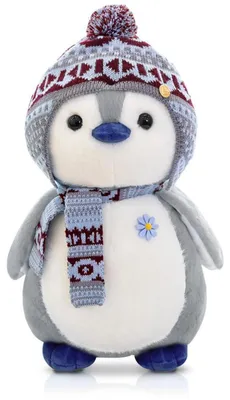Zdjęcie produktu dla Miękaka zabawka, pingwin, szary, 20 cm