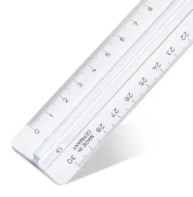 Obrázek produktu pro Pravítko Aristo College 30 cm s rukojetí, průhledné