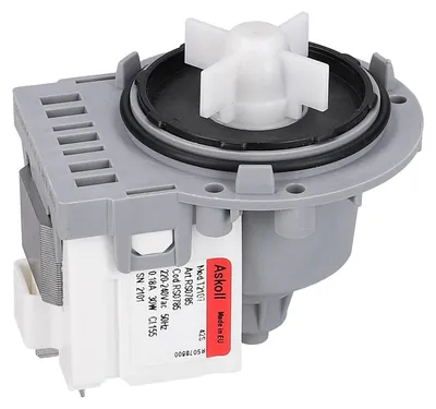 Waschmaschinenpumpe, 40 W, 230 V, mit 3 Montagebügeln