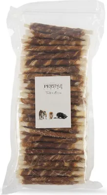 Produktbild von Petstyle Living Kaustange mit Ente - Hundesnack - 100 Stück
