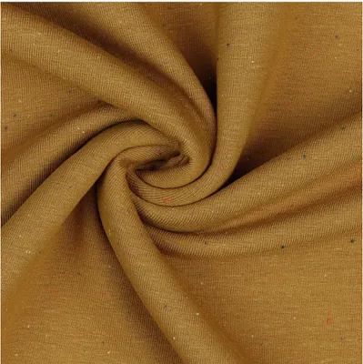 0,5m Sweat-Stoff Cosy Colours Meterware Oeko-Tex Sweatstoff Sweat hellbraun