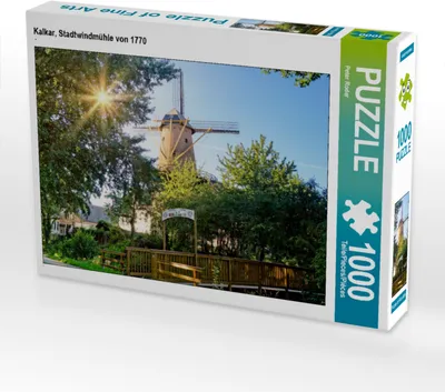 Produktbild von CALVENDO Puzzle Kalkar, Stadtwindmühle von 1770 | 1000 Teile Lege-Größe 64x48cm Foto-Puzzle für glückliche Stunden