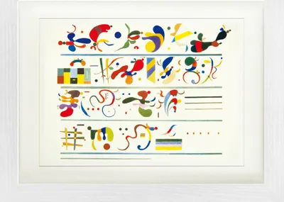 Produktbild von Wassily Kandinsky Gerahmtes Bild Mit Edlem Passepartout | Wand-Bilder | Im Bilderrahmen - Reihenfolge, 1935 (30 x 40 cm)