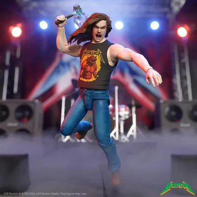 Obrázek produktu pro Metallica Ultimates Actionfigur Wave 2 Cliff Burton 18 cm