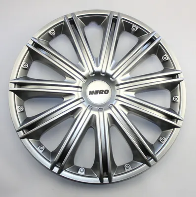 Produktbild von SET Radkappen Radzierblenden 4er Satz 16 NERO silver