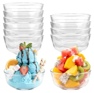12 Dessertschalen 325 ml Glas transparent 115 mm
