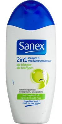 Produktbild von Sanex Shampoo 2in1 Alle Haartypen 250 ml