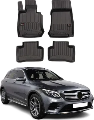 Immagine prodotto di 2015-2022 Mercedes GLC X253 C253 Tappetini TPE Nero 4 pz