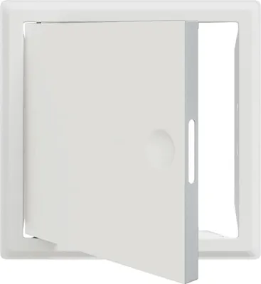 Produktbild von vidaXL Zugangsklappe Weiß 33 x 33 x 3 cm Stahl