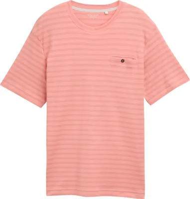 Produktbild von Tom Tailor Gestreiftes Baumwoll-T-Shirt mit Brusttasche