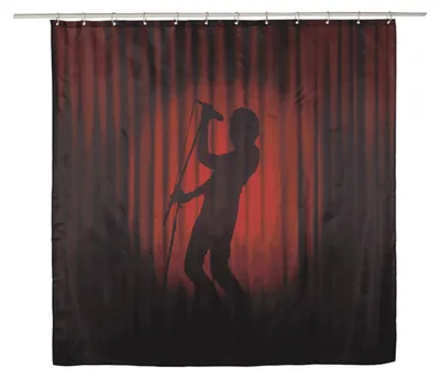 Imagen del producto de Cortina de ducha "Sänger Silhouette" – cortina para bañera de 180 x 180 cm