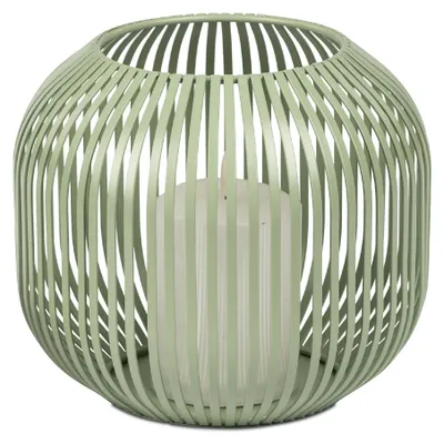 Produktbild von Windlicht Wili Stäbe in Kugelform H. 18cm grün aus Metall Formano F25