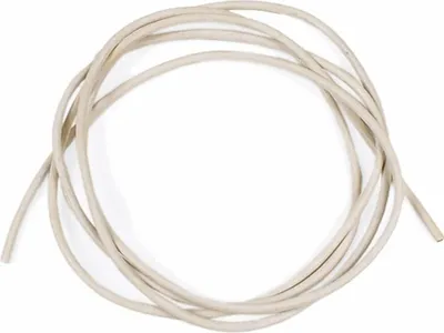 Produktbild von Lederband zum verknoten weiß (cremefarben) 100cm Ø 2mm Lederschnur Lederriemen Riemen 24132