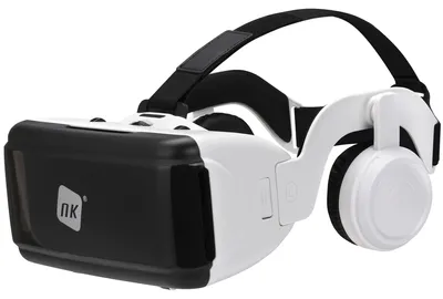 Produktbild von NK Intelligente VR-Brille mit Kopfhörern, 3D-Virtual-Realität, mit Audio für Sma
