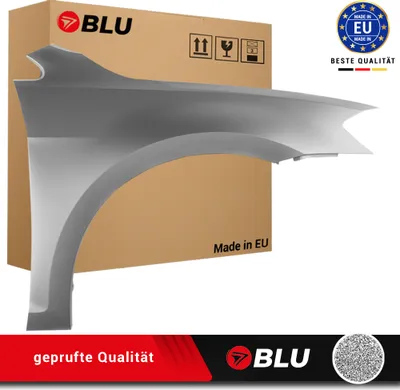 Zdjęcie produktu dla BLU Błotnik pasujący do VW Volkswagen Golf VII 7 LB7W Prawy Srebrny TungstenSilber | 2012-2017 | Przedni Przód | Lakierowany | Gotowy do montażu | Stal