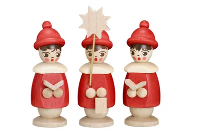 Obrázek produktu pro Miniaturní figurky 3 figurky Kurrende červené výška 5cm NOVINKA
