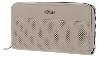 Produktbild von s.Oliver Geldbörse Zip Around Wallet Brown beige