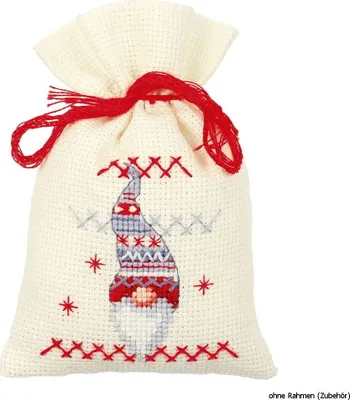 Produktbild von Vervaco Kräutertütchen "Wichtel", 3er Set, Zählmuster