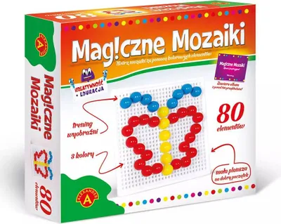 Zdjęcie produktu dla ALEXANDER Magiczne mozaiki -kreatywność i edukacja 80 0657
